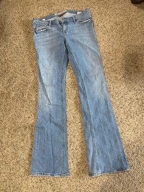 Hollister Light Blue Women's Flared Jeans